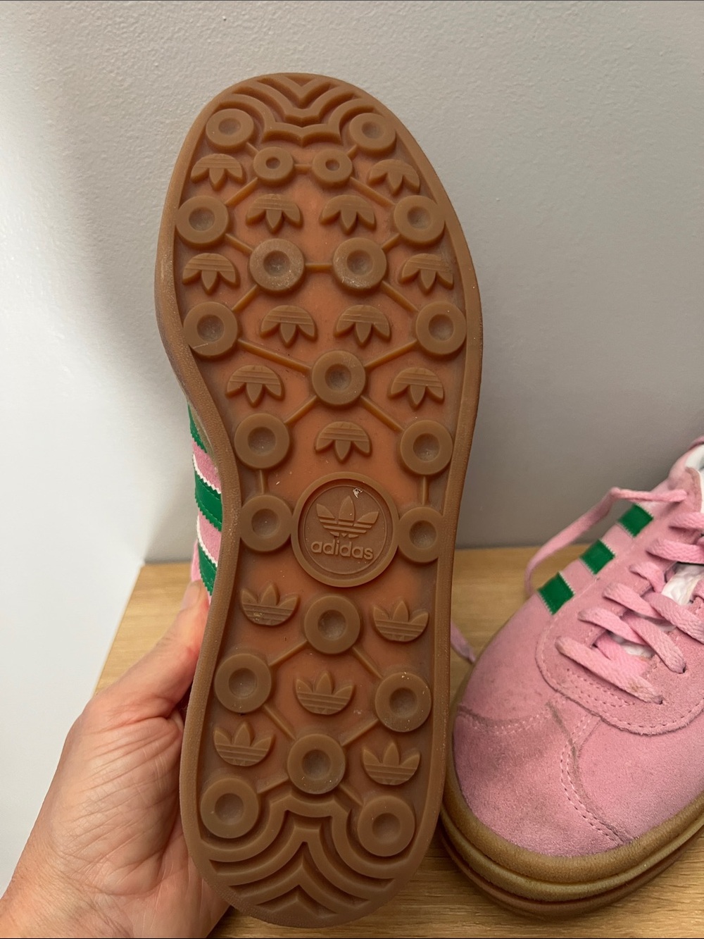 Adidas Gazelle bold pink sneakers size 6 - Picture 6 of 9